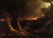Thomas Cole A Tornado in the Wilderness oil painting artist